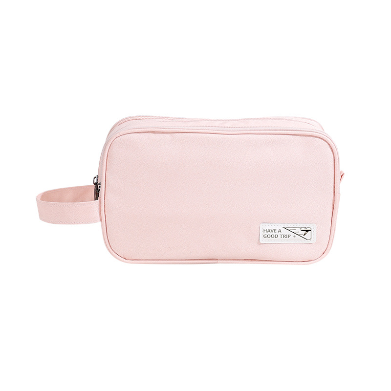 Travel Organizer Women Portable Toiletries Organizer Cosmetic Bag Girls Multiple Compartments Waterproof Make Up Storage Pouch