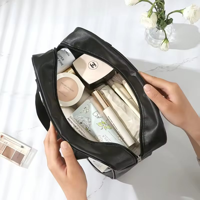3pcs set waterproof large capacity transparent makeup wash bag travel storage organizer bag portable cosmetic bag