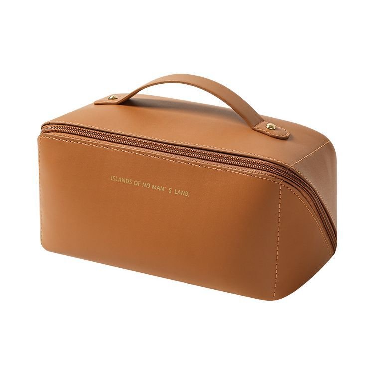 Travel Makeup Bag Large Capacity Cosmetic Bags for Women Waterproof Portable Pouch Open Flat Toiletry Bag Make up Organize