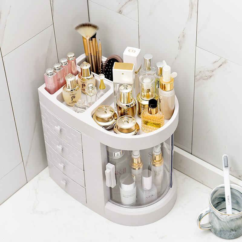 Hot Selling Makeup Storage Box With Drawers Make up Storage Desktop Organizer Fashion Big Capacity For Cosmetics