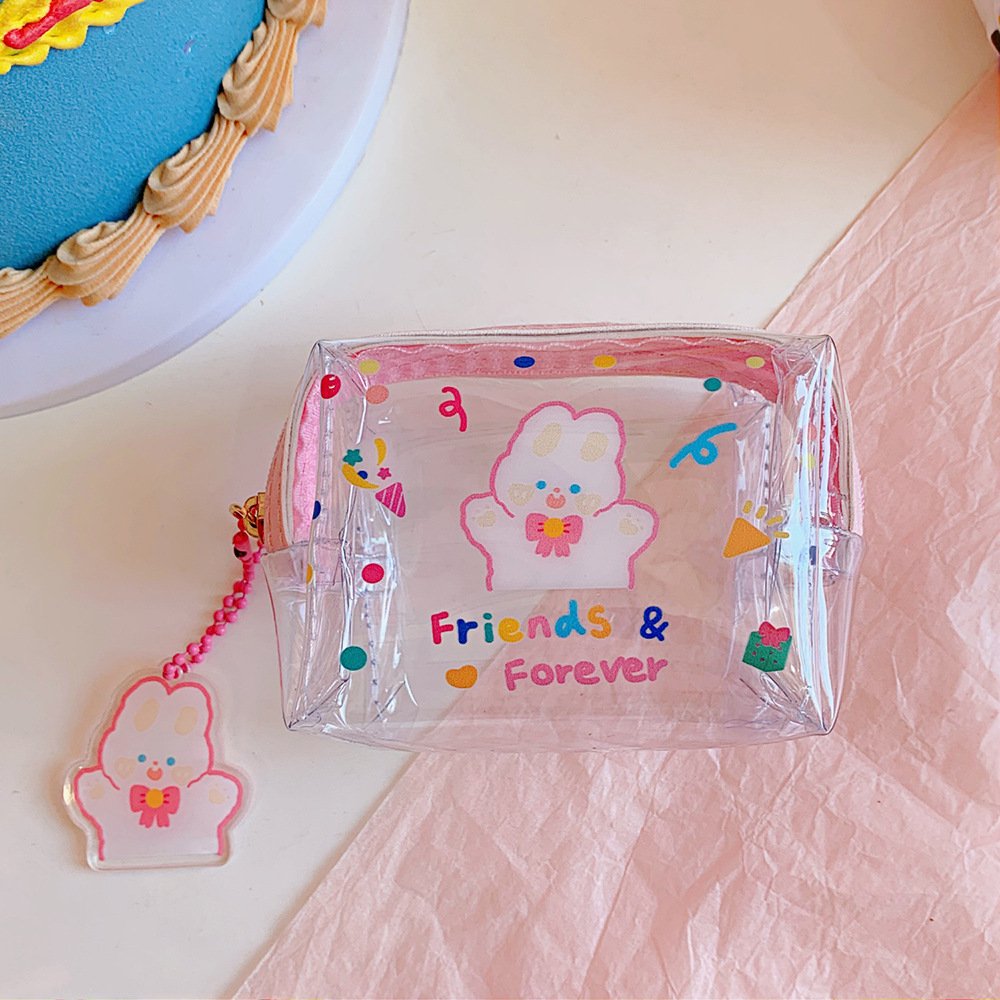 Discount Cheap Mini Clear Transparent Wallet Waterproof Pvc Coin Wallet Button Bag - Buy Coin Purse Keychain Pvc