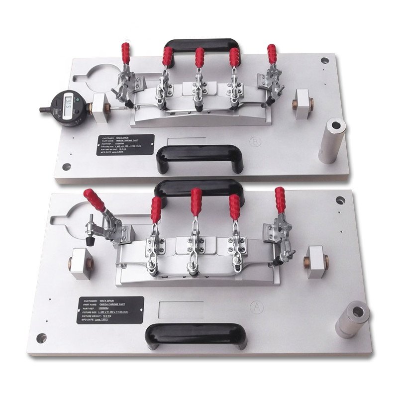 Hot cnc machining aluminum and stainless steel fixture machine low profile clamps to hold material Custom precision clamps
