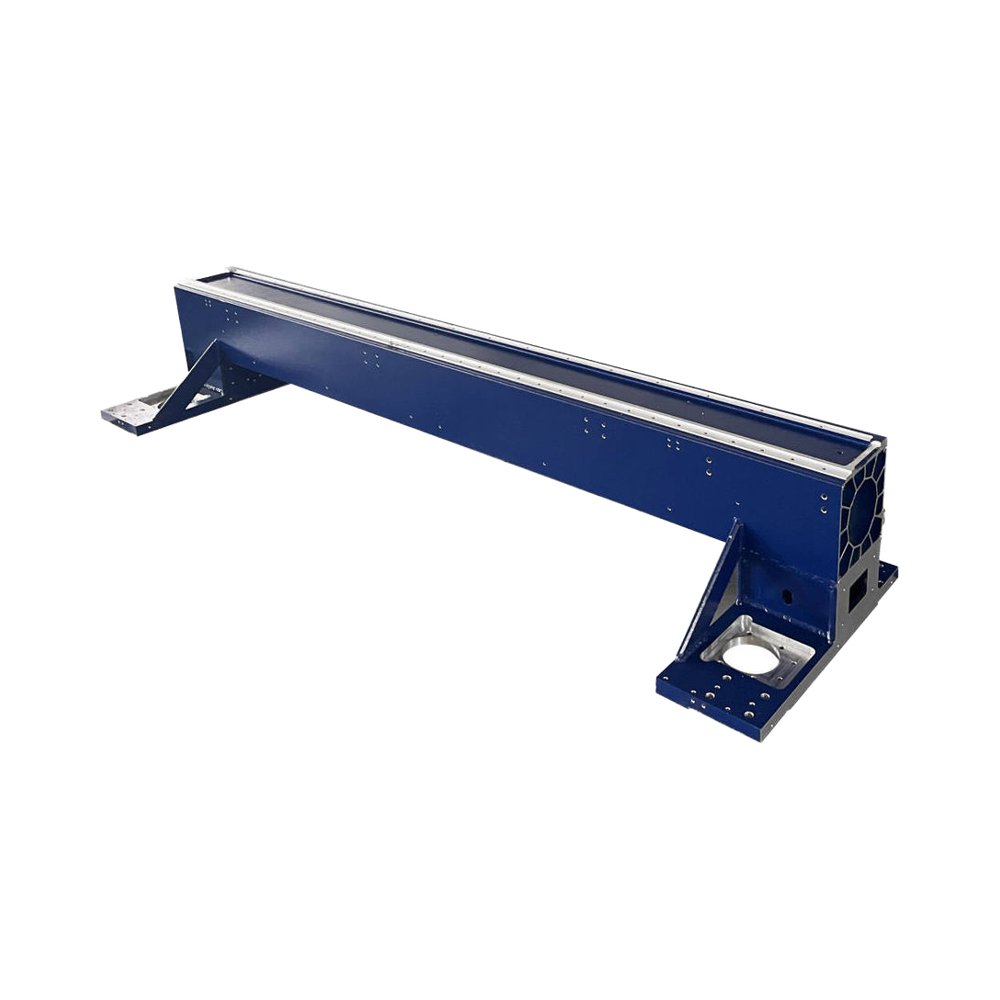 High Precision Aluminum Laser Cutting Machine Cross Beam Machining Service