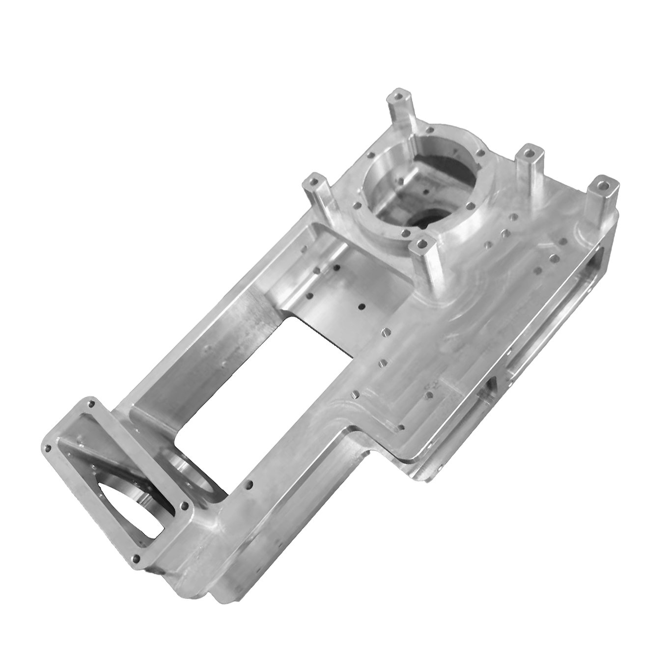 CNC Manufacturing of Metal Parts CNC Milling Machining Aluminium Enclosure Aluminum Milling Machine CNC Machining Service