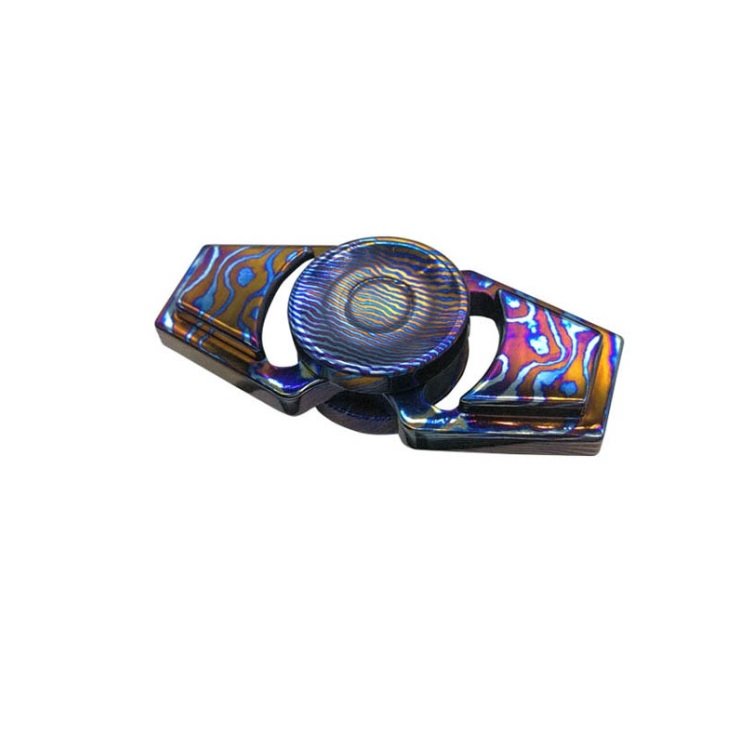Custom-made Exquisite Titanium Damascus Mokuti Artware Parts for CNC Machining Service CNC Machining Parts
