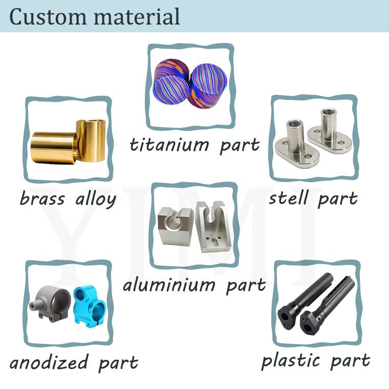 Custom-made Exquisite Titanium Damascus Mokuti Artware Parts for CNC Machining Service CNC Machining Parts
