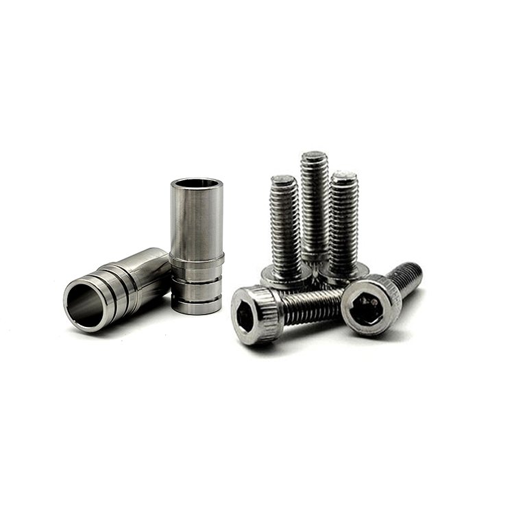 CNC Factory Wholesale Stainless Steel Brass Threaded CNC Machining Service Turning Parts Manufacturer Metal Sleeve