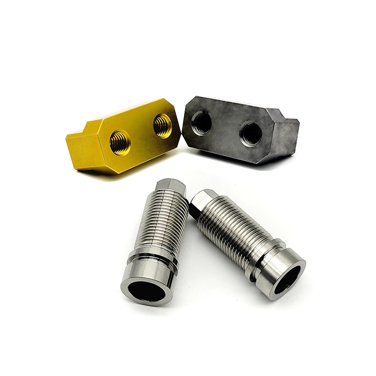 CNC Factory Wholesale Stainless Steel Brass Threaded CNC Machining Service Turning Parts Manufacturer Metal Sleeve
