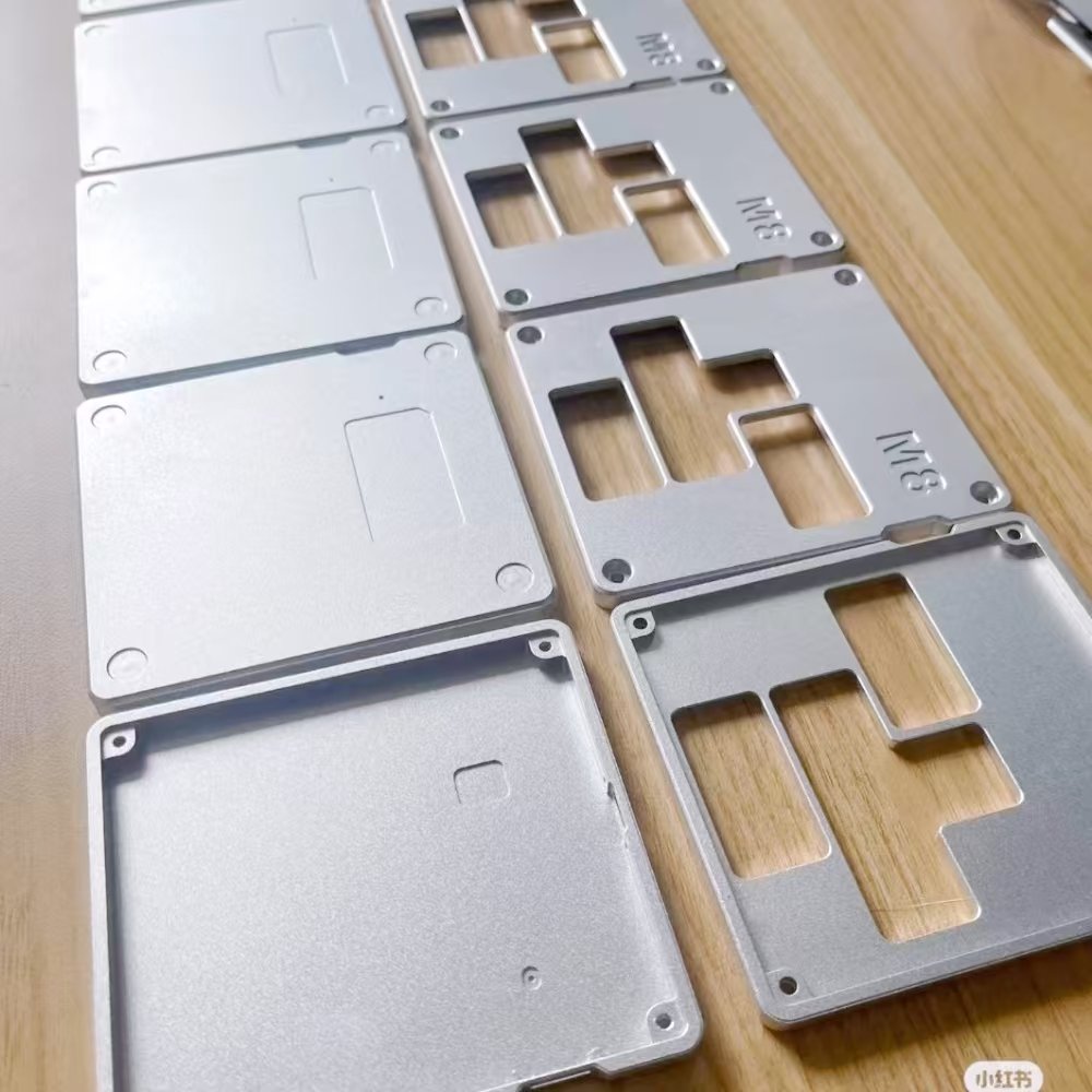 Customized precision aluminum parts, mechanical products, metal CNC machining services, black anodizing treatment