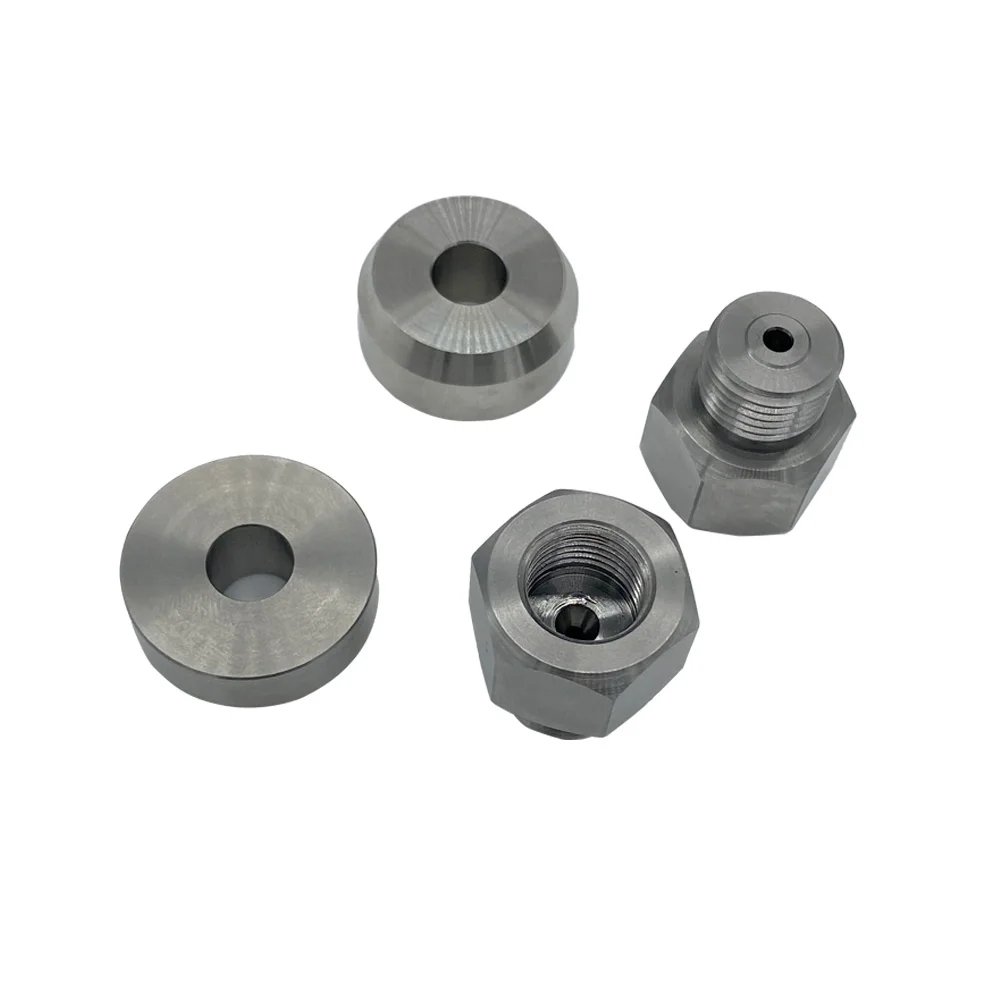 Professional large 5 axis cnc machining service for auto stainless steel parts lathe 316 turning parts with thread