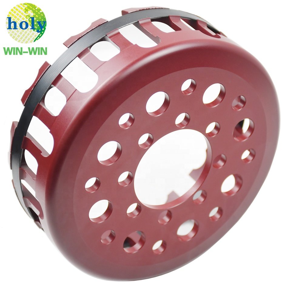 Top Manufacturer CNC Machining Service Ducati Monster Aluminum 7075 Dry Clutch Basket HD009 S2R 2006 Other Motorcycle Tools