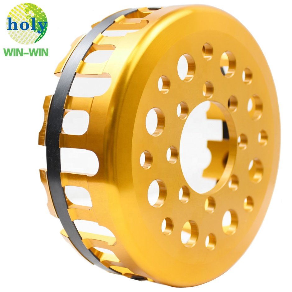 Top Manufacturer CNC Machining Service Ducati Monster Aluminum 7075 Dry Clutch Basket HD009 S2R 2006 Other Motorcycle Tools