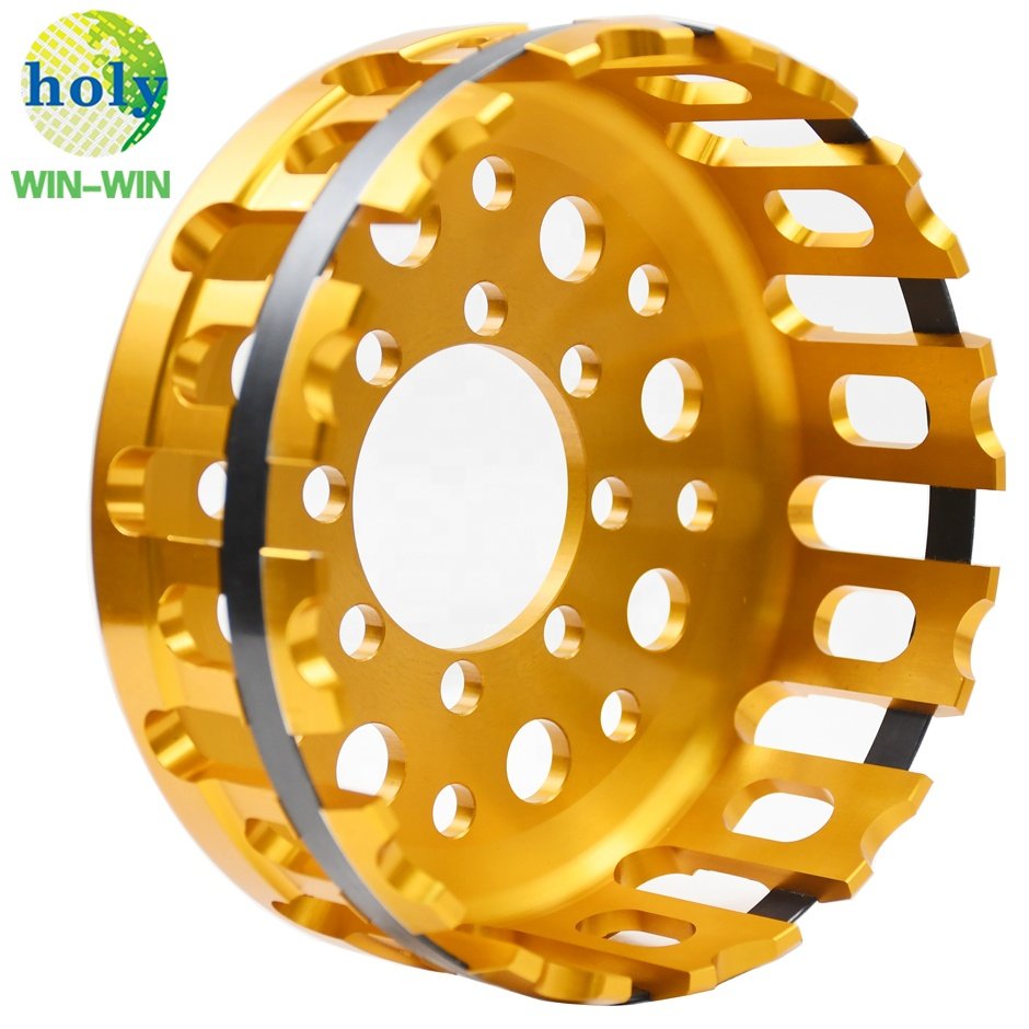 Top Manufacturer CNC Machining Service Ducati Monster Aluminum 7075 Dry Clutch Basket HD009 S2R 2006 Other Motorcycle Tools