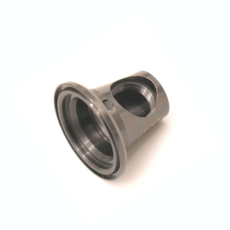 Metal parts fabrication service of CNC machining Titanium alloy earphone case / housing with PVD surface treatment