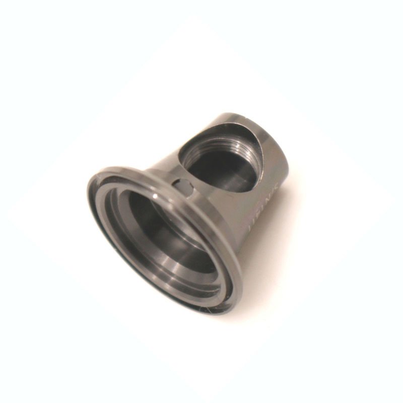 Metal parts fabrication service of CNC machining Titanium alloy earphone case / housing with PVD surface treatment