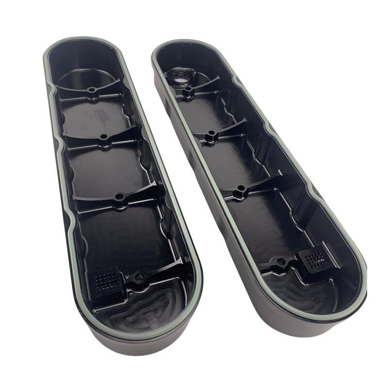 Custom CNC Aluminum Billet Block Racing GM LS Engine Valve Cover Machining Services Product