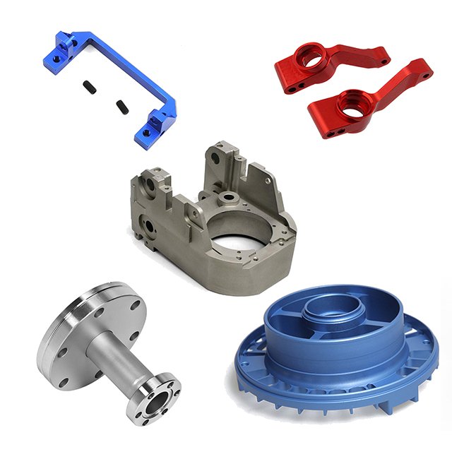 Precision custom CNC milling machining service colorful mechanical parts Anodized aluminum CNC milling machining parts services