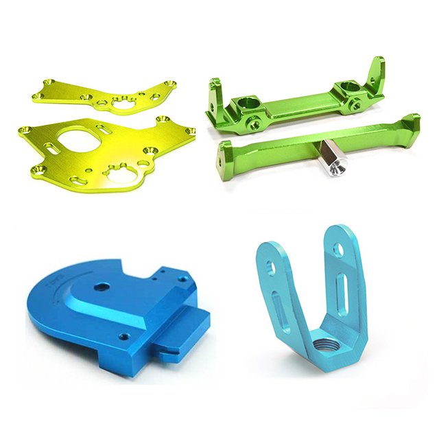 Precision custom CNC milling machining service colorful mechanical parts Anodized aluminum CNC milling machining parts services