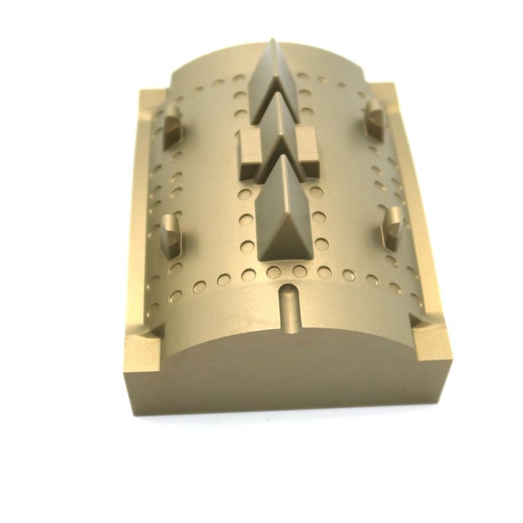 OEM 7075 T6 Harden Material Aluminum Part Mold Inserts Sand Blasting Custom CNC Machining Service
