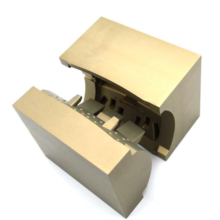 OEM 7075 T6 Harden Material Aluminum Part Mold Inserts Sand Blasting Custom CNC Machining Service