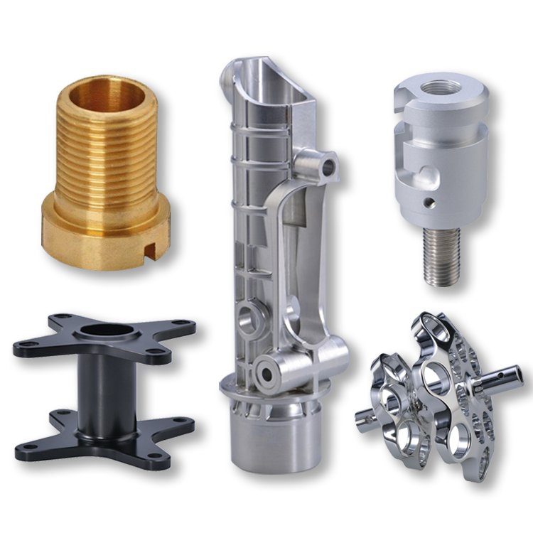 Custom Aluminum Precision CNC Turning Parts Steel CNC Machining Service