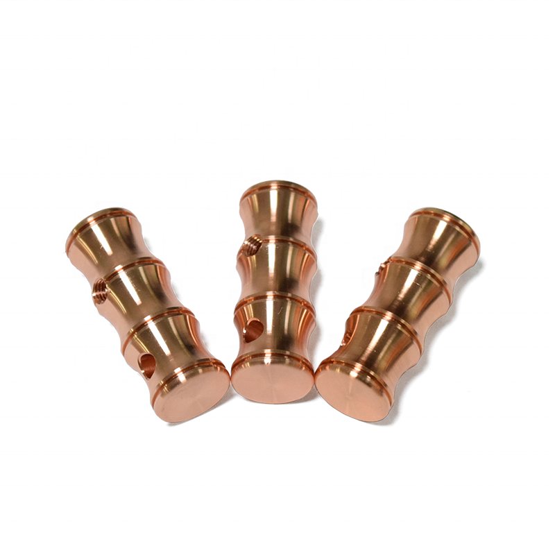 High Precision CNC Turning Machining Services for Custom Copper Parts Milling and Drilling Process for Machinery Applications