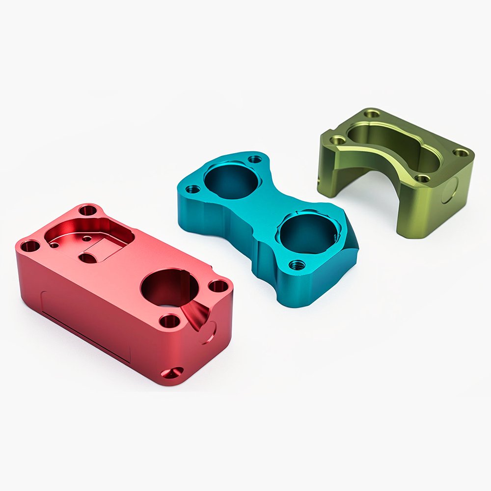 Custom OEM CNC Precision Machining Services Anodized or Painted Bracket Spacer CNC Aluminum Parts for Motorcycles and Cars