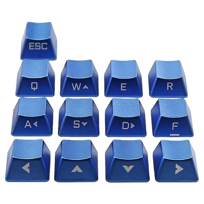 Custom CNC Machining Services Aluminum Anodized DIY Milling Keycap with Etched Logo for Game Keycap