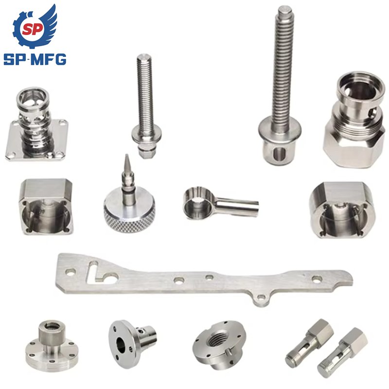 Custom CNC Machining Services Stainless Steel Milling Metal Aluminum Fabrication Manufacturers High Precision 5-Axis CNC Parts