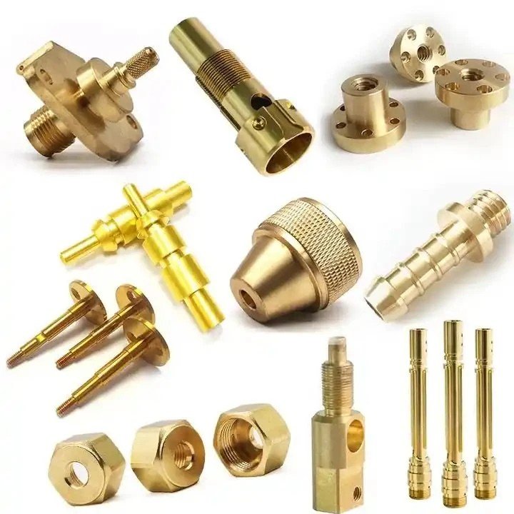 Precision Machining Service for Custom Copper Brass Parts Steel Drilling for Machinery Application Milling Turning