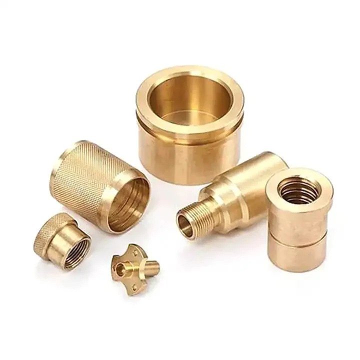 Precision Machining Service for Custom Copper Brass Parts Steel Drilling for Machinery Application Milling Turning