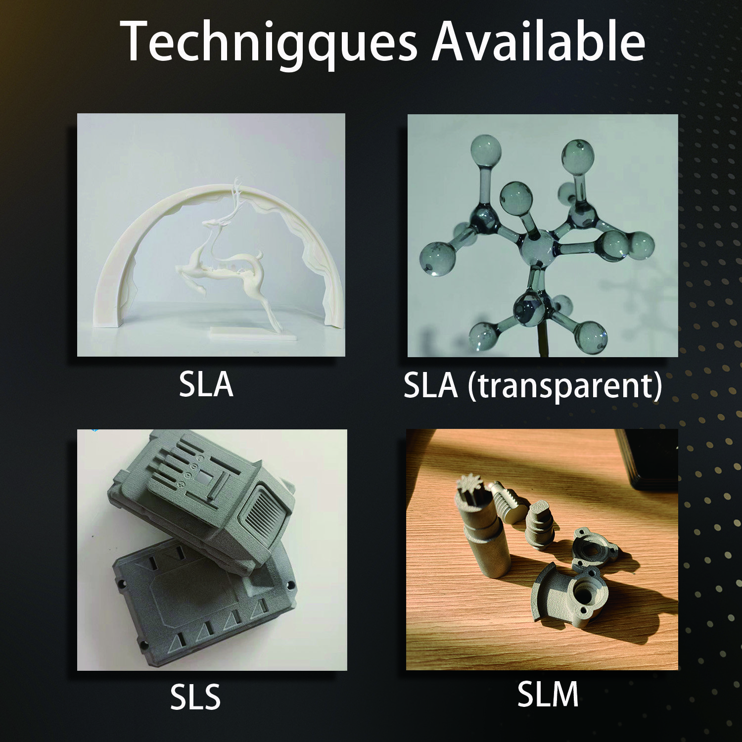 SLA 3D Resin Printing Service Plastic Rapid Prototype Service 3D Printer Company