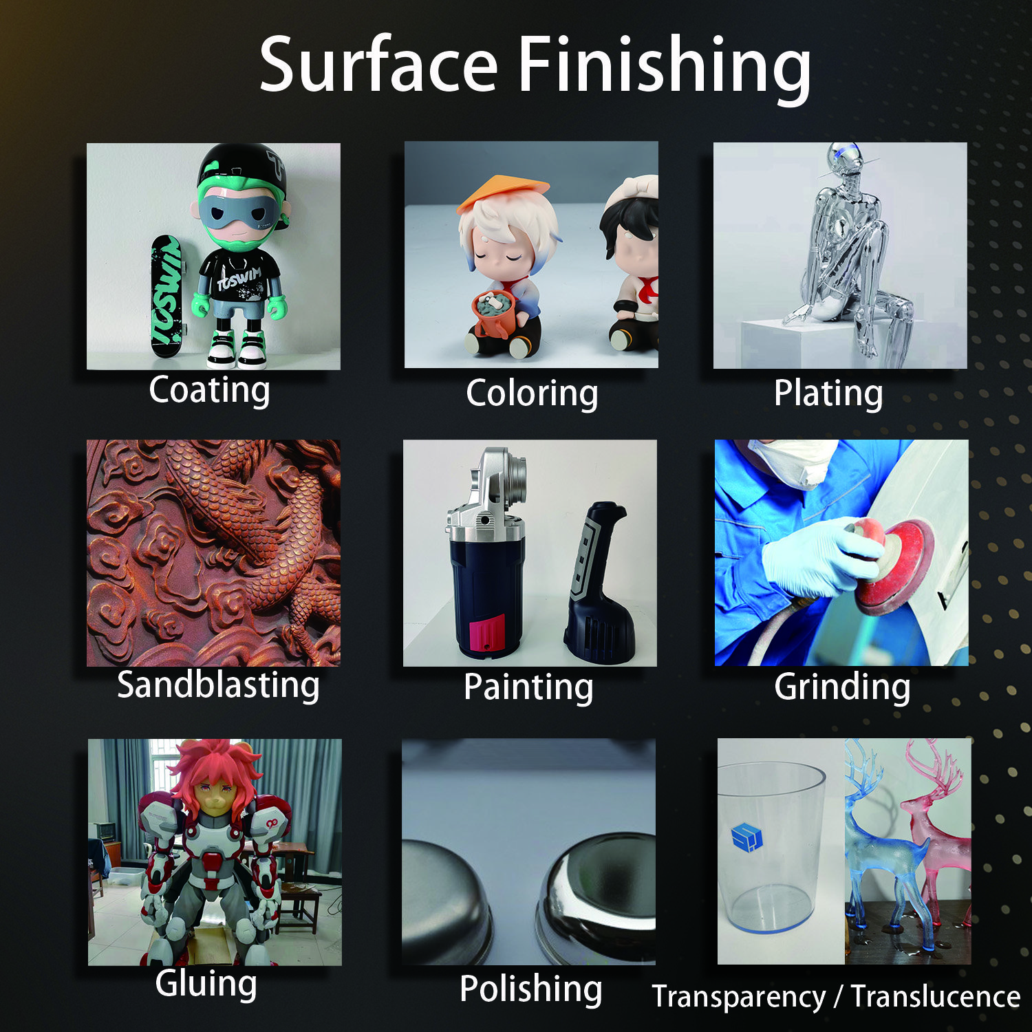 SLA 3D Resin Printing Service Plastic Rapid Prototype Service 3D Printer Company
