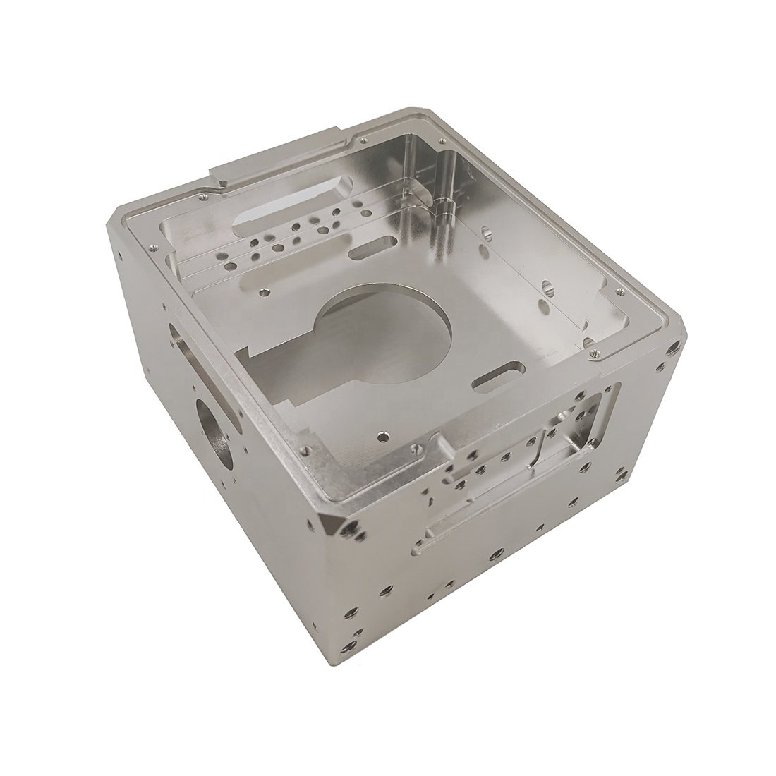 Custom made high precision CNC machining service stainless steel sandblast anodizing Modul basis parts