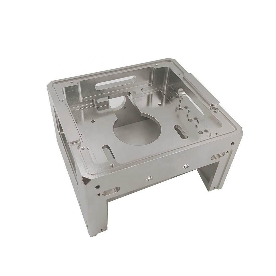 Custom made high precision CNC machining service stainless steel sandblast anodizing Modul basis parts