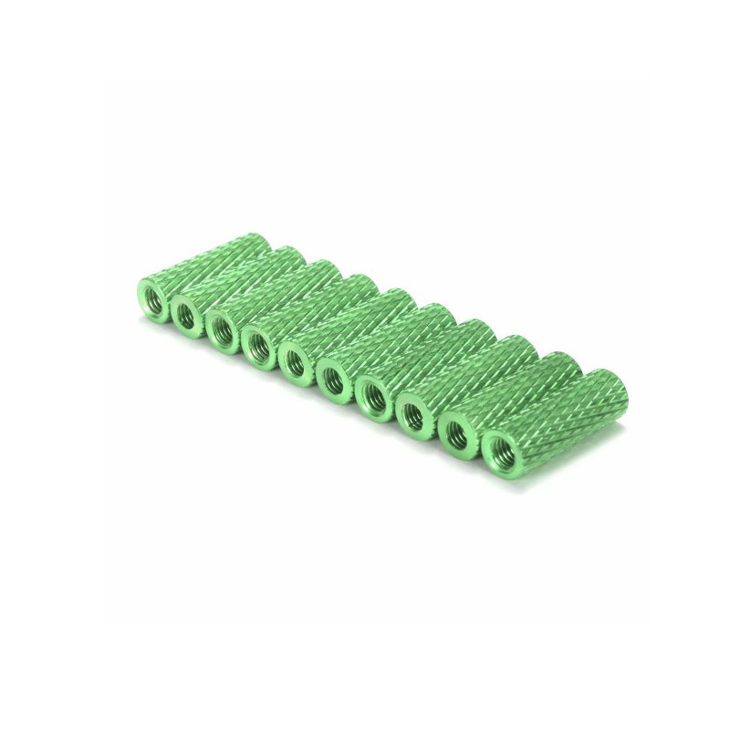 Xiamen Samtyco Customize CNC Machining Knurled Standoff Aluminum Spacer With Anodize