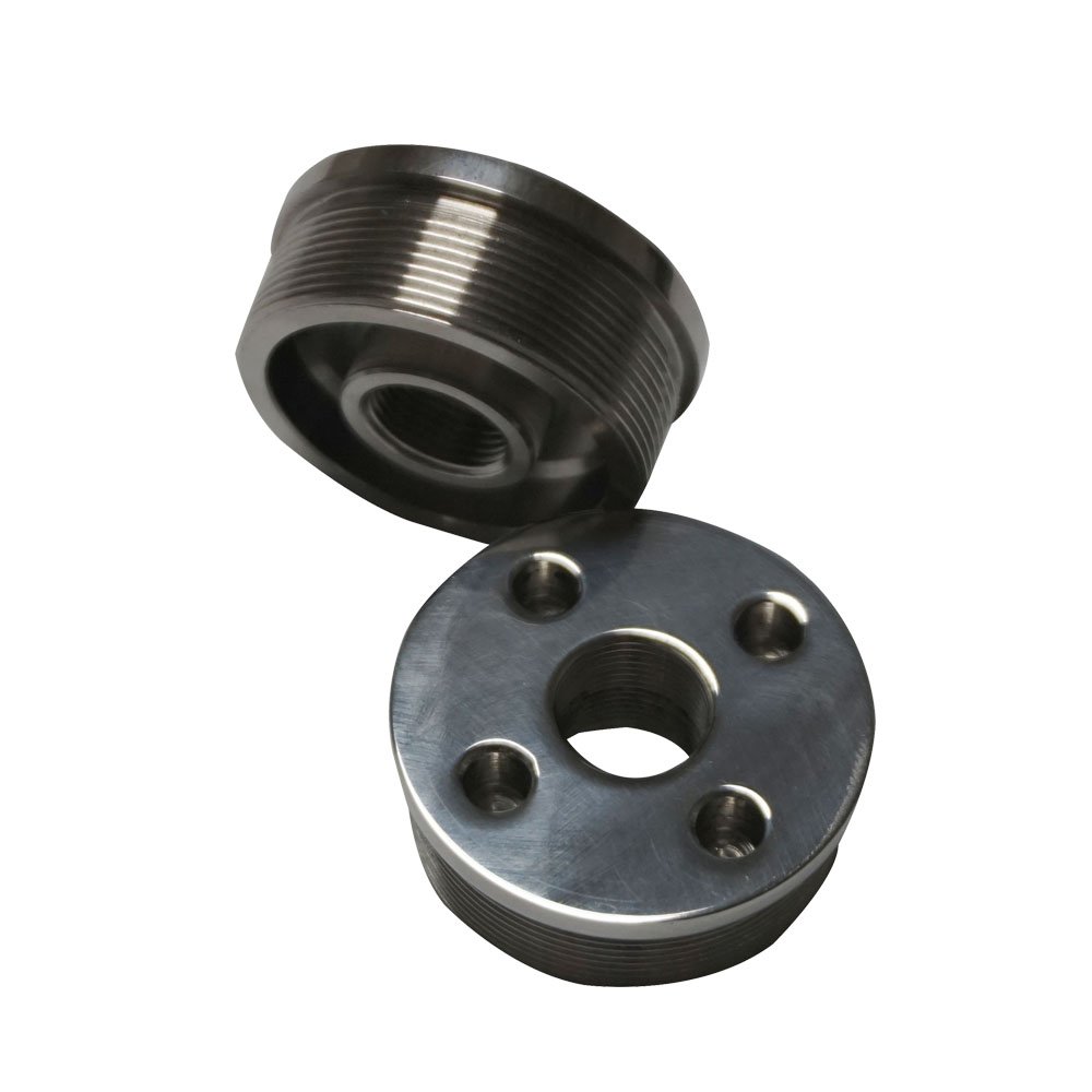 Perfect machining coating turned parts automatic exhaust square titanium siphon cnc profi