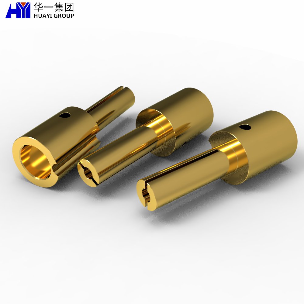 Custom Precision CNC Machining Services for Metal & Steel Hot Forging Brass Parts Custom Brass Banana Plug Parts