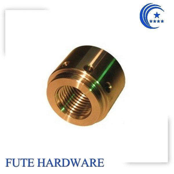 cnc brass lathe turning machine mechanical parts / brass cnc machining parts