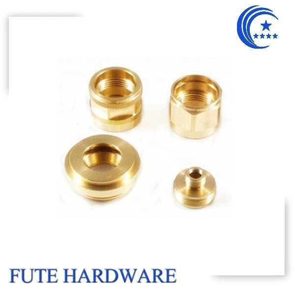 cnc brass lathe turning machine mechanical parts / brass cnc machining parts
