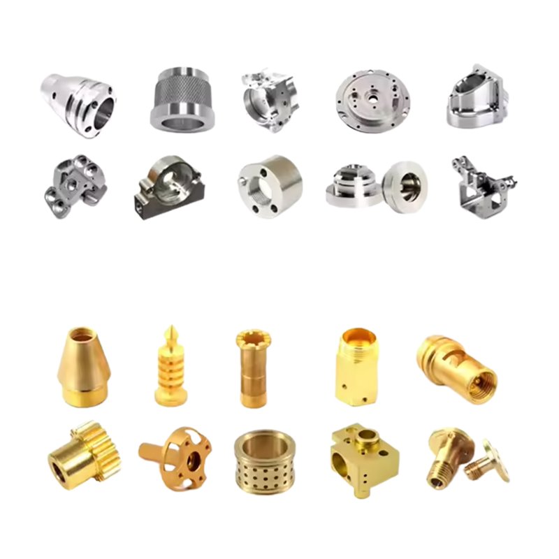 Manufacturer Custom Aluminum Stainless Parts CNC Machining Service Brass Fabrication Aluminum Cnc Milling Mechanical Parts