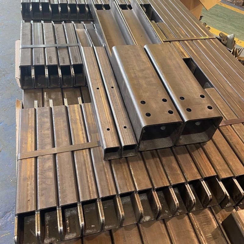 high precision cnc fabrication aluminum 6063 round tube pipe cnc laser cutting machining service