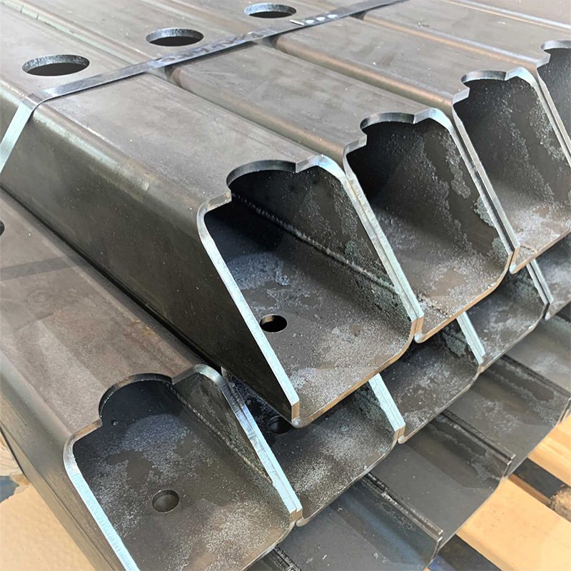 high precision cnc fabrication aluminum 6063 round tube pipe cnc laser cutting machining service