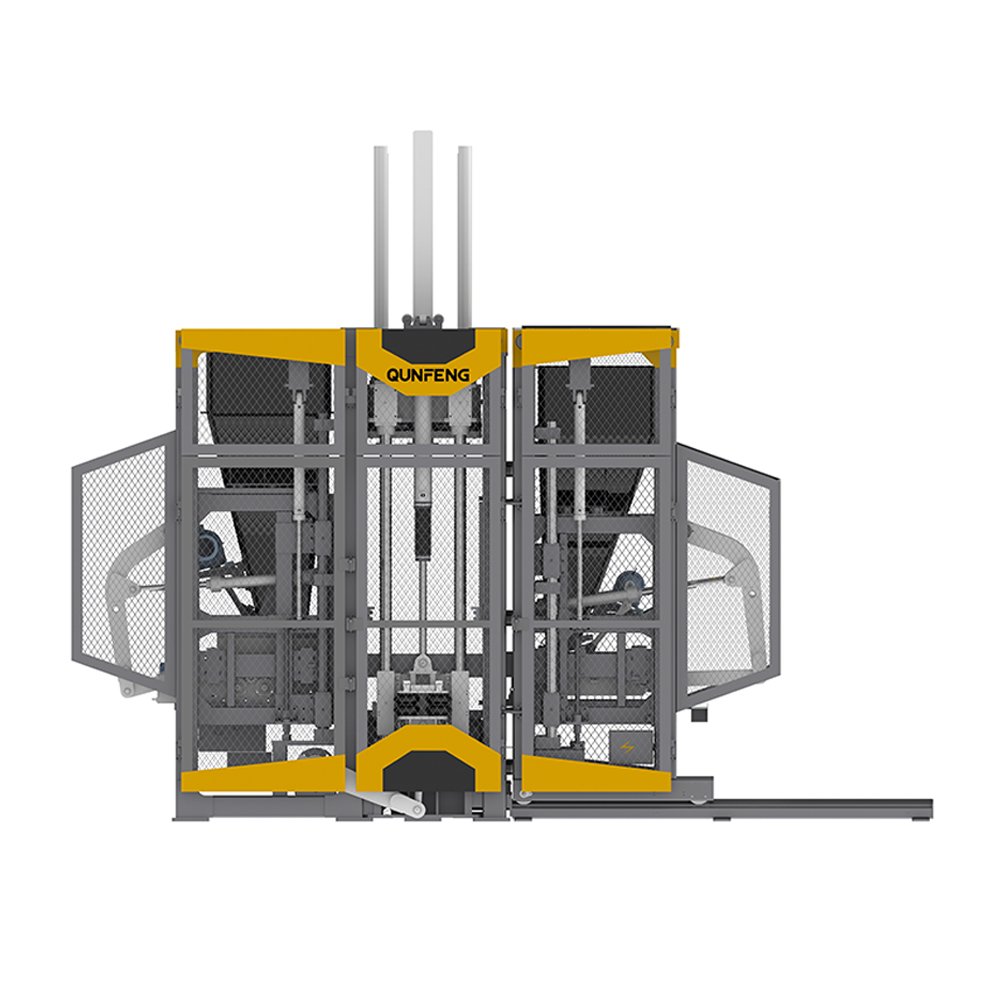 QT18-15 Building concrete cement interlocking EPS hollow block automatic brick making machine for bangladesh