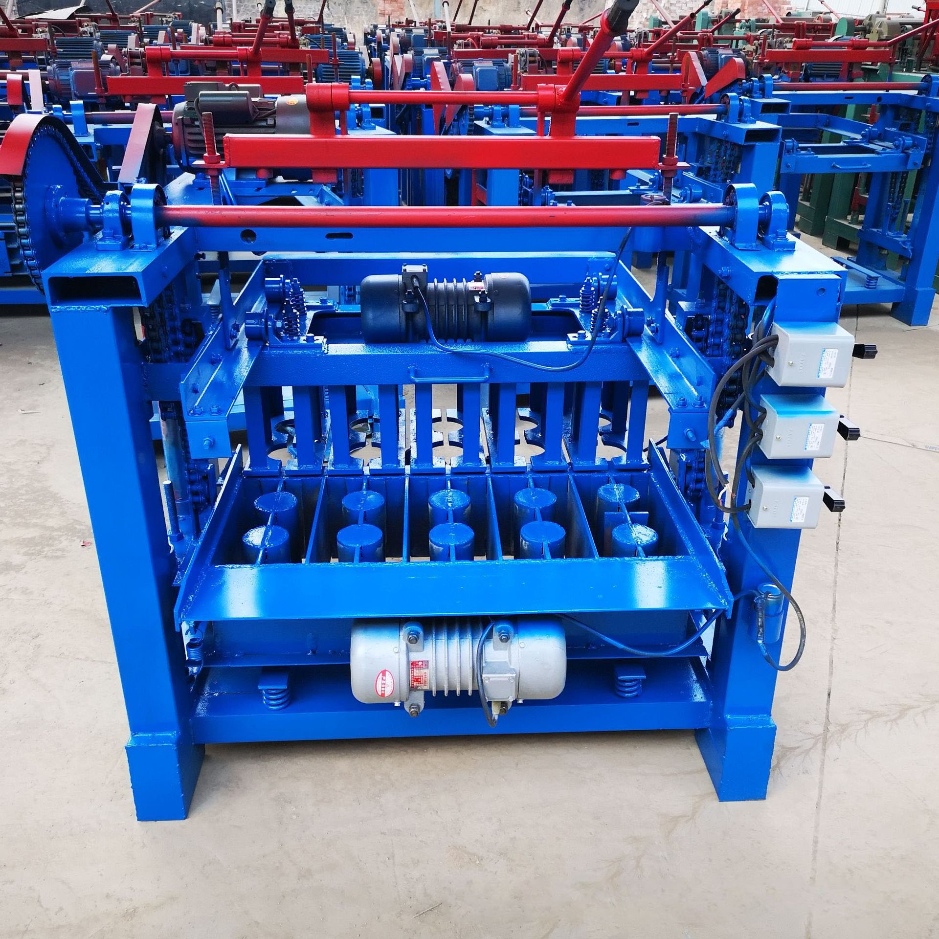 Low investment 4-40C smart standard immobile moulding ligthweigtged bricks machine interlocking brick molder