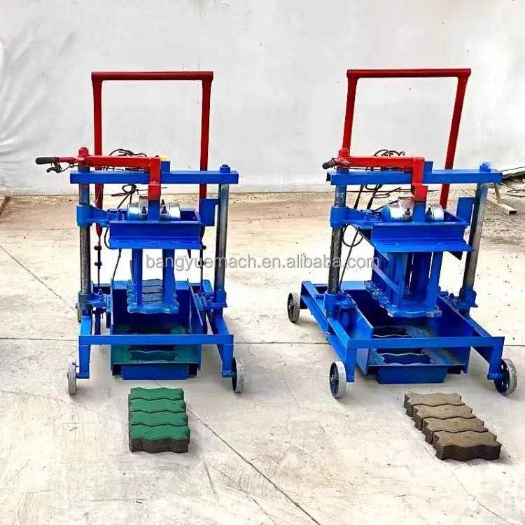 Export Africa Block Making Machine Semi-automatic Hollow Concrete Cement Brick Making Machine