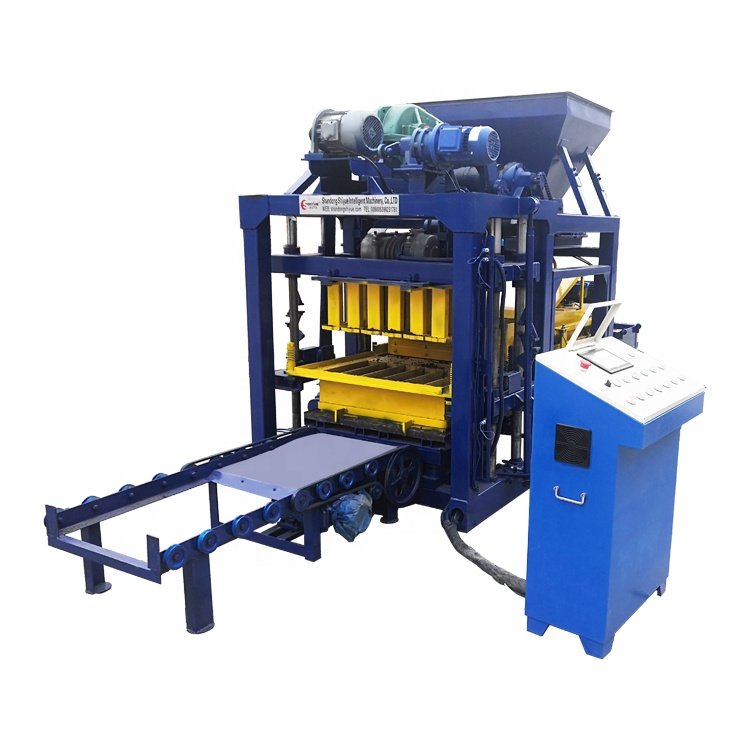 SY Low Cost QTJ4-25 Automatic Cement Block Making Machine Interlocking Hollow Paver Brick Machine Block Molding Machine Price