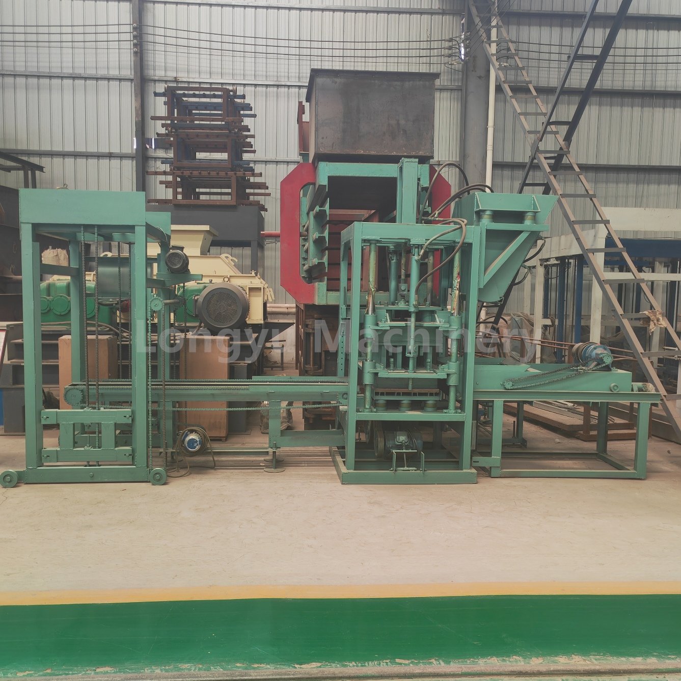 Longyu LY3-15 Automatic Brick Making Machine hollow blocks machine Concrete brick making machinery