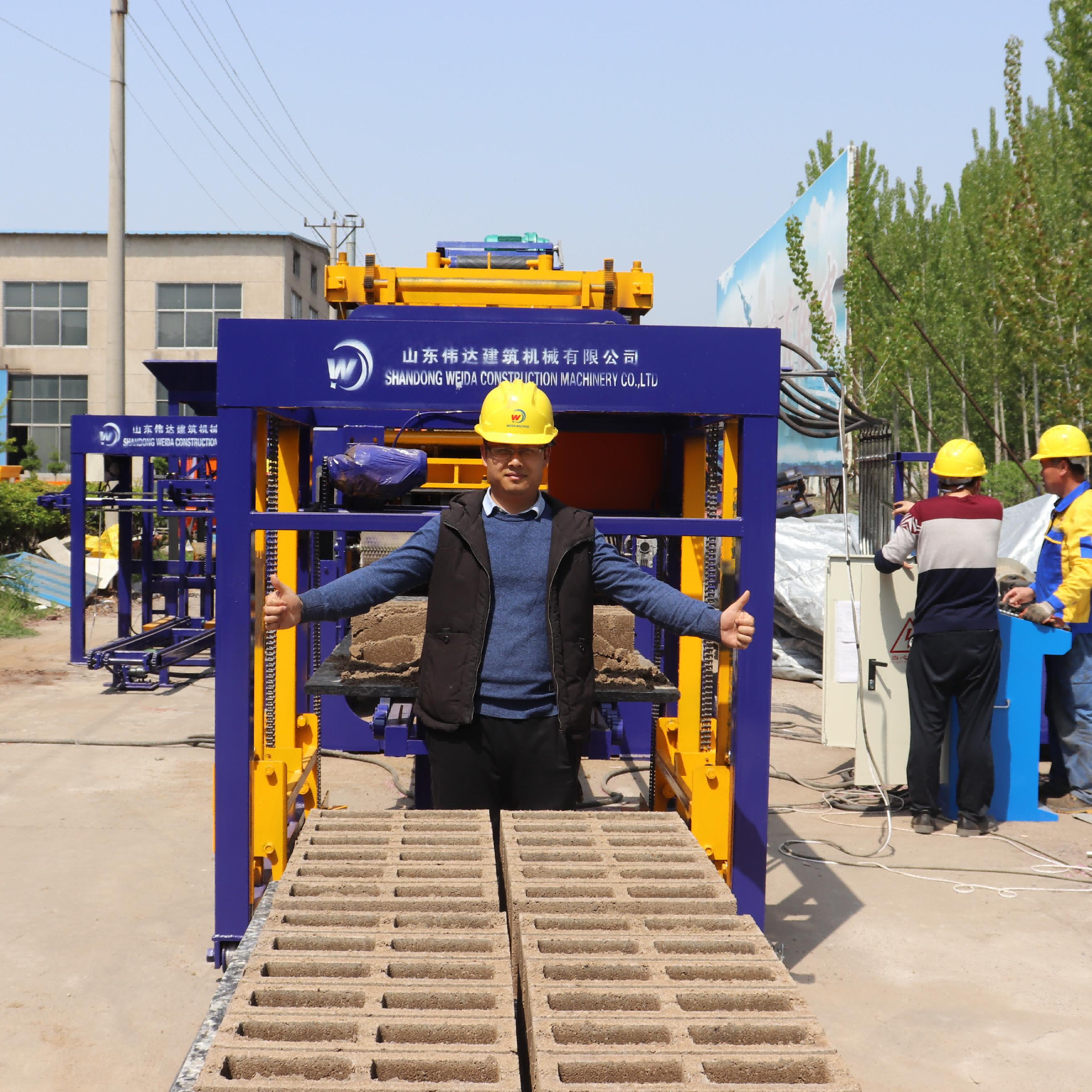 QT10-15 big scale production line high production capacity block making machine cement brick machinery