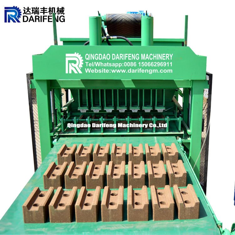 DF7-10 Automatic clay soil interlocking brick making machine press ecological bricks compressed earth blocks machines